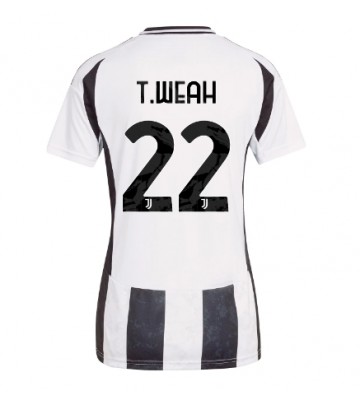 Juventus Timothy Weah #22 Replika Hjemmebanetrøje Dame 2024-25 Kortærmet